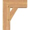 Ekena Millwork Traditional Block Smooth Bracket w/ Offset Brace, Western Red Cedar, 7 1/2"W x 18"D x 22"H BKT0806X18X22TRA05SWR - alternate 3